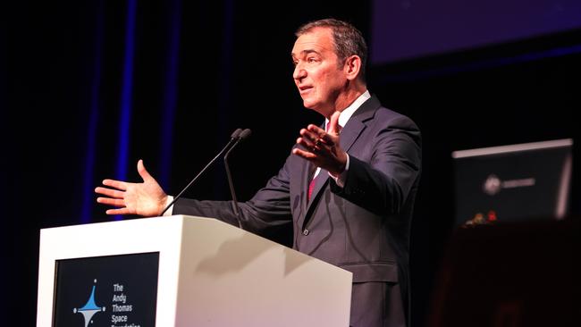 Premier Steven Marshall at the Adelaide Convention Centre on Wednesday. Picture/Russell Millard