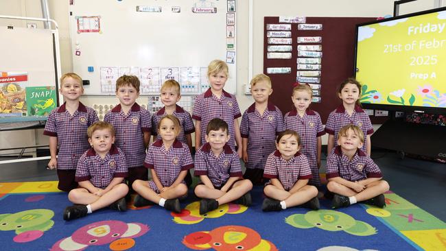 My First Year 2025 - St Michael's School Prep Class A. Picture: Brendan Radke