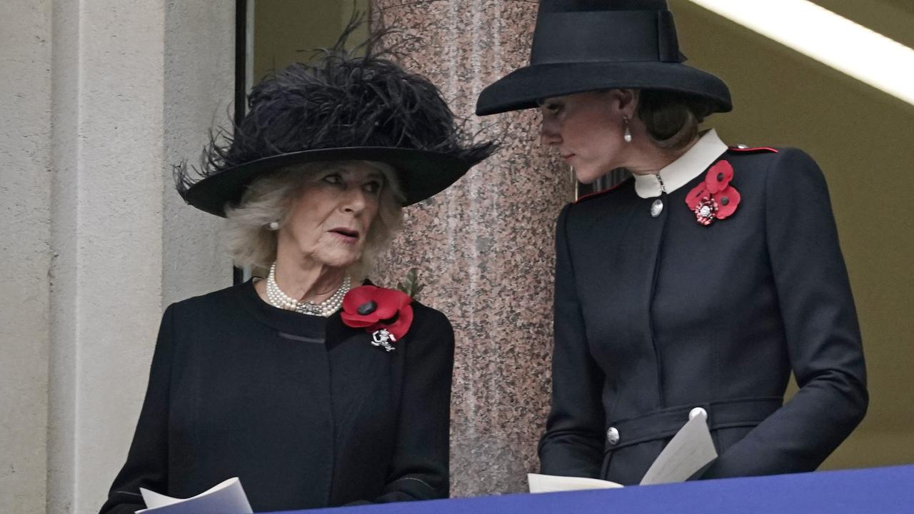 (L-R) Camilla, Duchess of Cornwall and Catherine, Duchess of Cambridge. Picture: Aaron Chown - WPA Pool/Getty Images