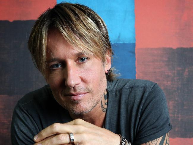 Aussie Keith Urban was nominated for a Grammy Award.  Picture:  James Croucher