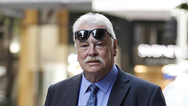 Disgraced prison guard Wayne Astill at Downing Centre Court in Sydney on August 17, 2022. He has been convicted of sexually assaulting female inmates. Picture: Dylan Coker