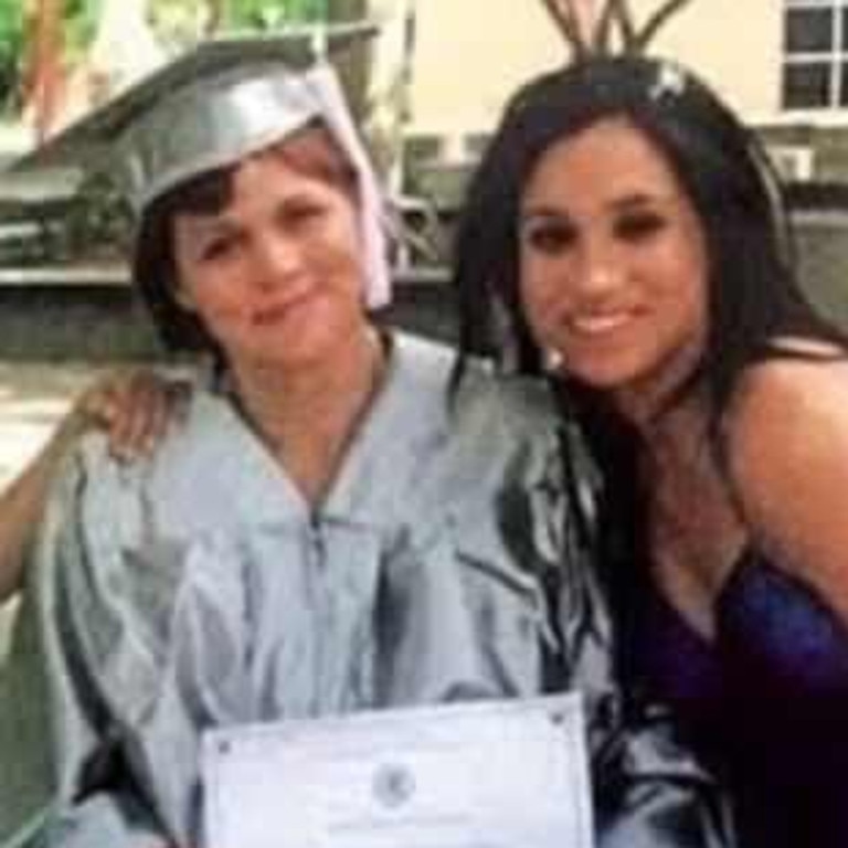 Samantha Markle and Meghan together in 2008.