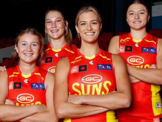 Along with Revell, Mackay has also produced four talents on the Gold Coast AFLW list. Picture: Dylan Burns/AFL Photos.