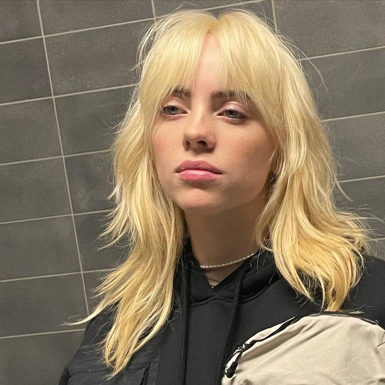 Billie Eilish went blonde and shocked fans. Picture: Instagram