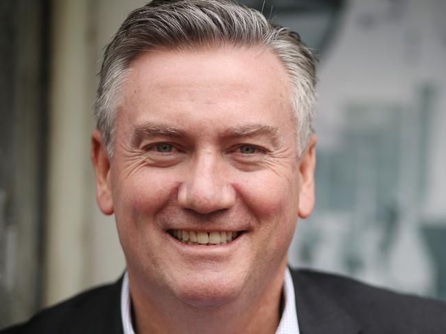 Eddie McGuire reportedly locked horns with journalist <span class="celebrity_name_hs">Damian Barrett</span>. Picture: Michael Klein