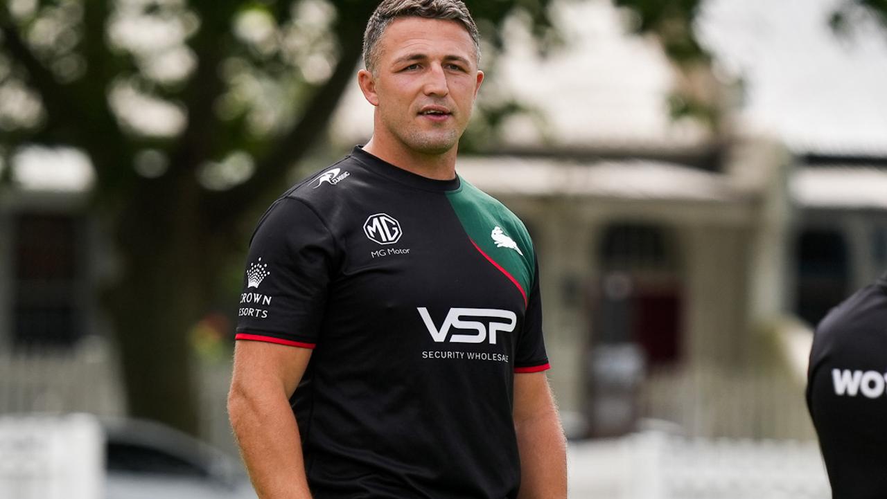 Sam Burgess has returned to the South Sydney Rabbitohs.