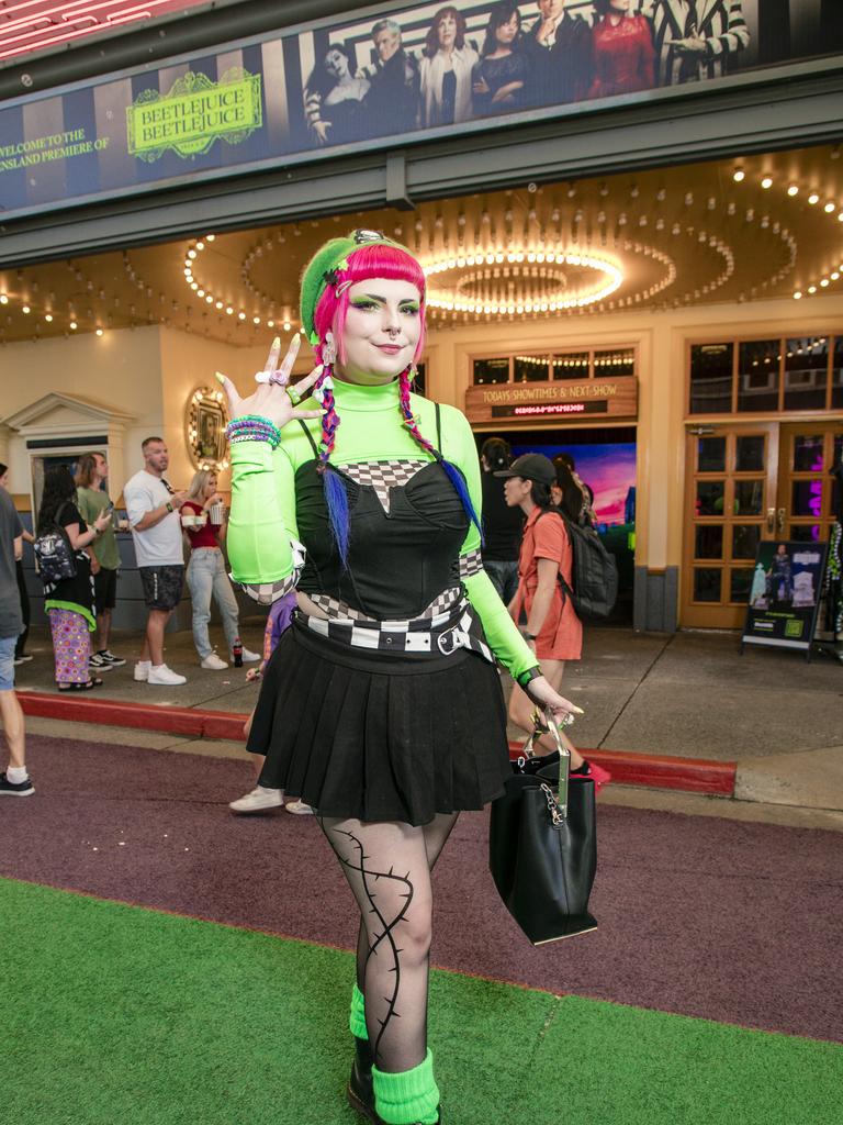 Xeno on the Green Carpet for the Queensland Premiere of Ã&#146;BeetlejuiceÃ&#147; at Warner Brothers Movie World on the Gold Coast. Picture: Glenn Campbell