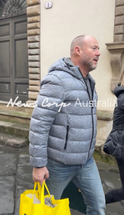 Former Carlton president Luke Sayers spotted in Italy