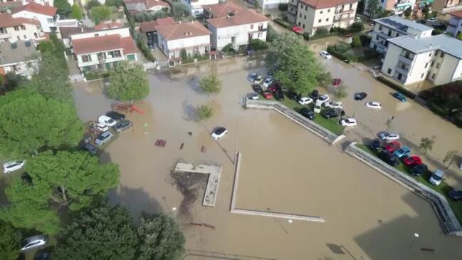 Tuscany locals devastated by floods after storm
