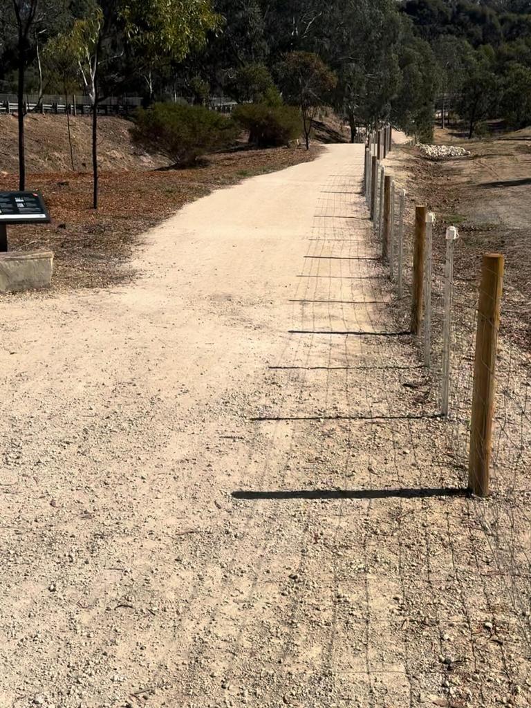 The 700m Minkarra Park path will link Black Rd and Chandlers Hill Rd. Picture: Supplied