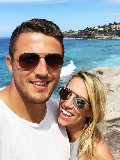 Sam and Phoebe Burgess at Bondi. Source: Instagram