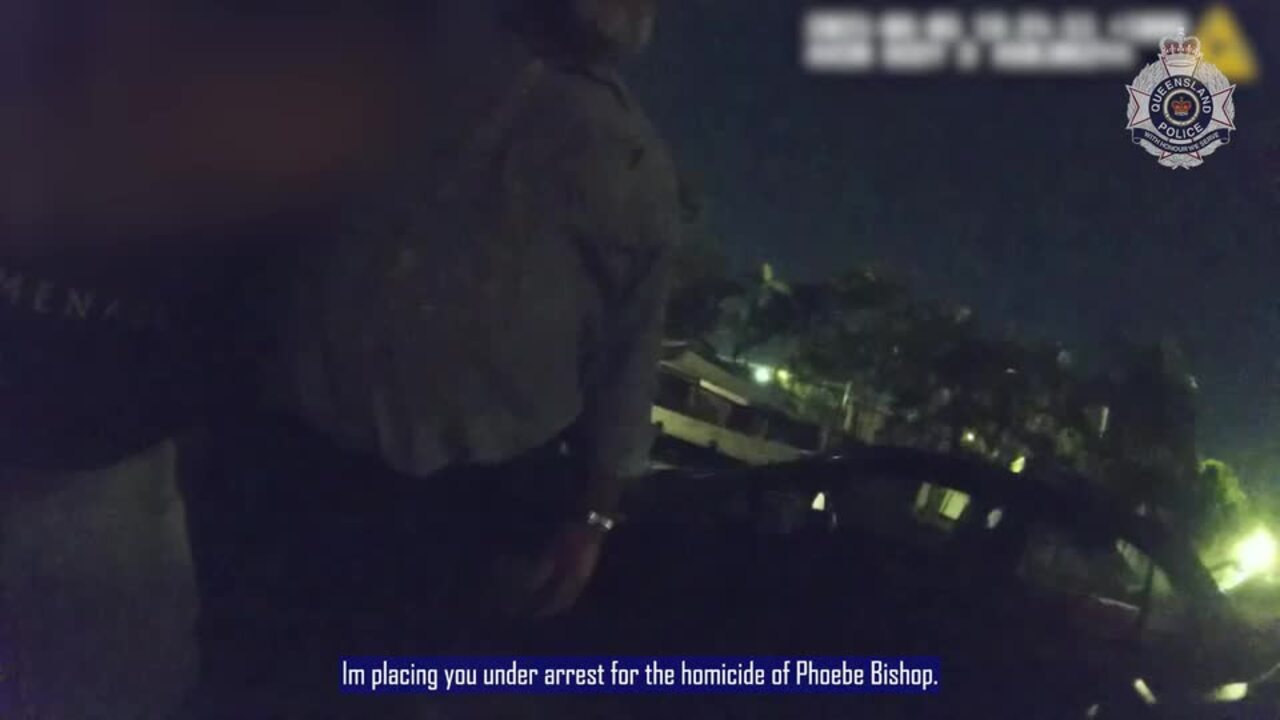 Moment Pheobe Bishop’s housemate arrested