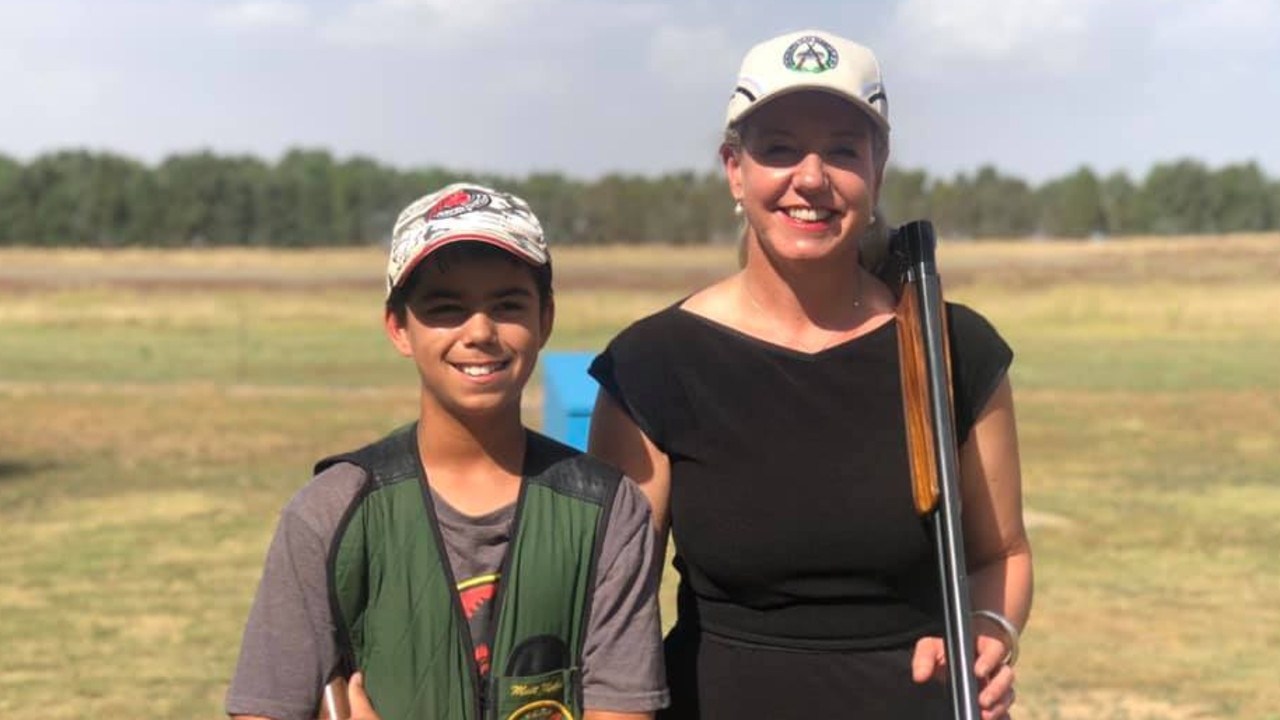 Senator Bridget McKenzie at the Wangaratta Clay Target Club. Picture: Wangaratta Clay Target Club/Facebook