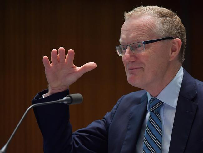 CANBERRA, AUSTRALIA - FEBRUARY 05: Reserve Bank Governor Philip Lowe at the Standing Committee on Economics at Parliament House on February 05, 2021 in Canberra, Australia. In an address to the National Press Club earlier this week, Reserve Bank of Australia governor Philip Lowe indicated being in favour of a permanent rise in the dole, declaring it an issue of fairness while revealing the economy could need record low interest rates until the middle of the decade. (Photo by Sam Mooy/Getty Images)