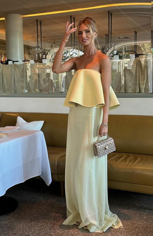 Bernadette Fahey at Caroline Tran's wedding. Picture: Instagram