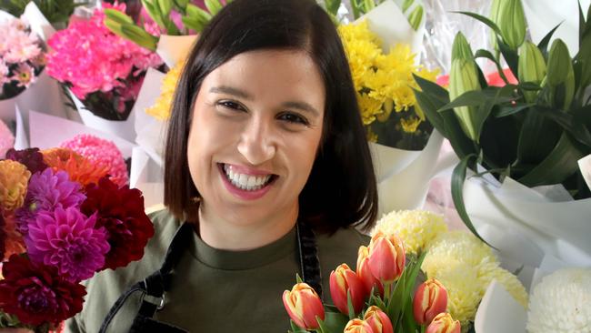 Jess Manov from Lily West Floral Designers at Findon has been crowned South Australia's best florist for 2024. She started the business in 2014 out of her family's business: MetroFresh. 3 February 2024. Picture Dean Martin