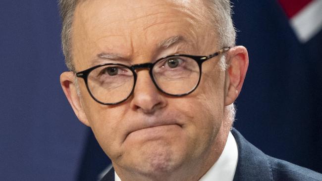 Sydney, Australia,  NewsWire, Saturday, 11 June 2022.The Prime Minister Anthony Albanese photographed at a press conference at Sydney Commonwealth Parliamentary Offices. Picture:  NewsWire / Monique Harmer