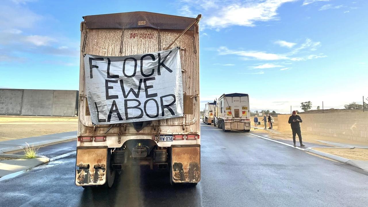 There have been mass rallies, including a large protest in Perth’s CBD and a public hearing in Northam, against the planned cessation of the live export industry. Picture: Lara Jensen