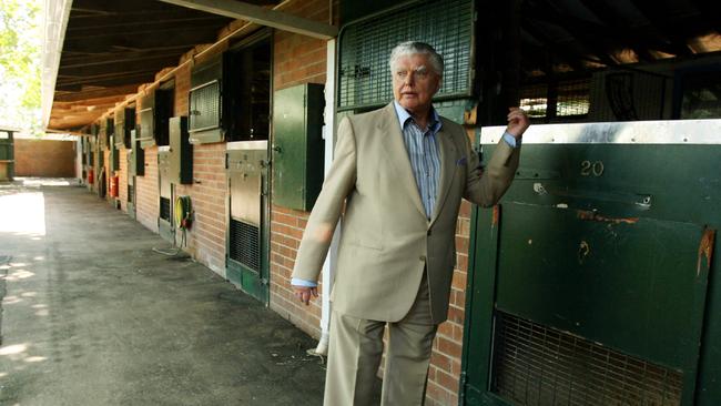 The late, great Bart Cummings at Leilani Lodge in 2007. Picture: File