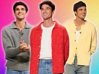 It’s time to get on board with Jacob Elordi’s technicolour knitwear journey