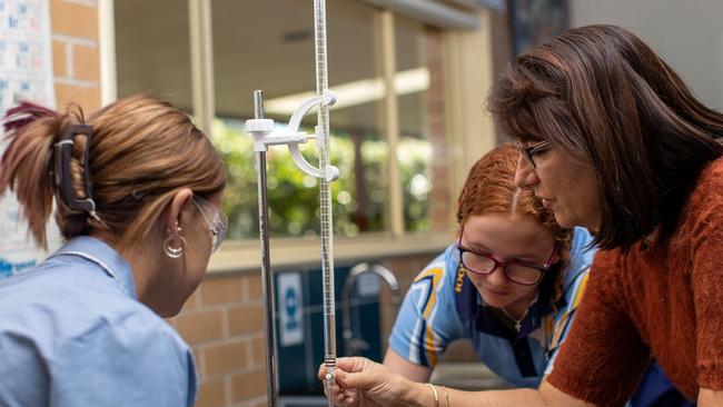 The school provides tailored one-on-one teaching to ensure no student is left behind. Picture: Clarence Valley Anglican School