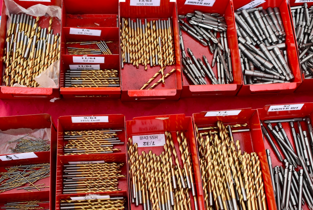 Who knew you could get fasteners at a market? Well, now you do. Picture: Isabella Magee