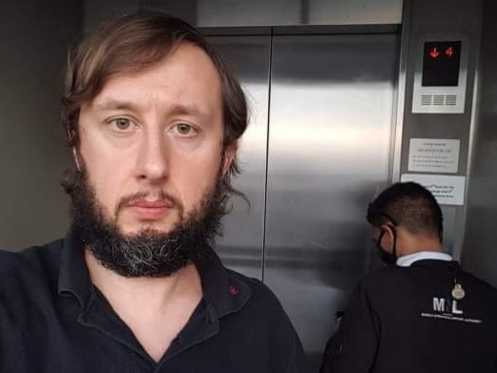 He eventually landed in Tallinn on July 8. Picture: ViralPress