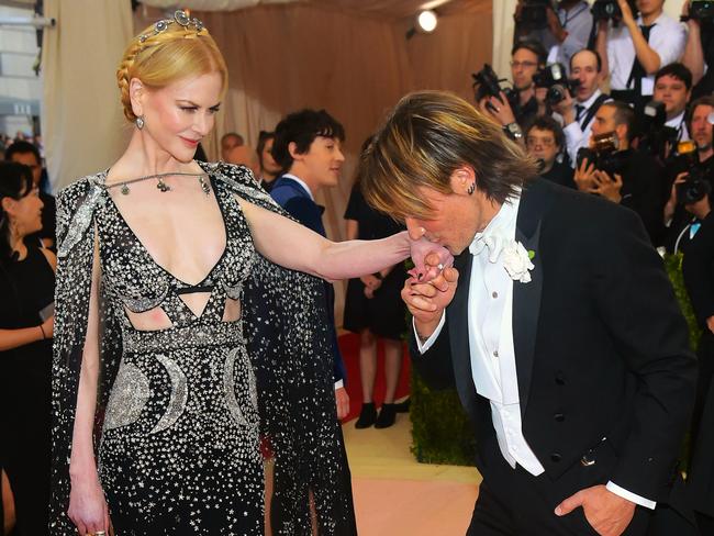 Nicole Kidman and Keith Urban attend the “Manus x Machina: Fashion In An Age Of Technology” Costume Institute Gala at Metropolitan Museum of Art on May 2, 2016 in New York City. Picture: AP