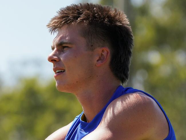 Colby McKercher in the Kangaroos' training camp at Southport. Picture: North Melbourne FC