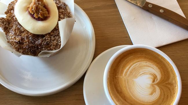 Barrel One Coffee Roasters in Brookvale is incredibly popular. Picture: Beverley Hudec.