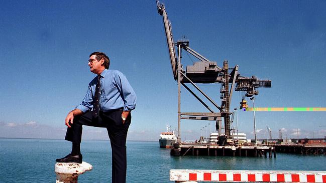 Northern Territory Deputy /Min Mike Reed at proposed pier development in Darwin, NT. F/L