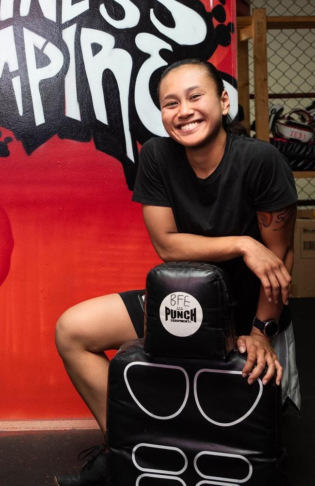 Jessica Nurzalfa Karim, 27, is a kickboxing instructor at Brisbane Fitness Empire