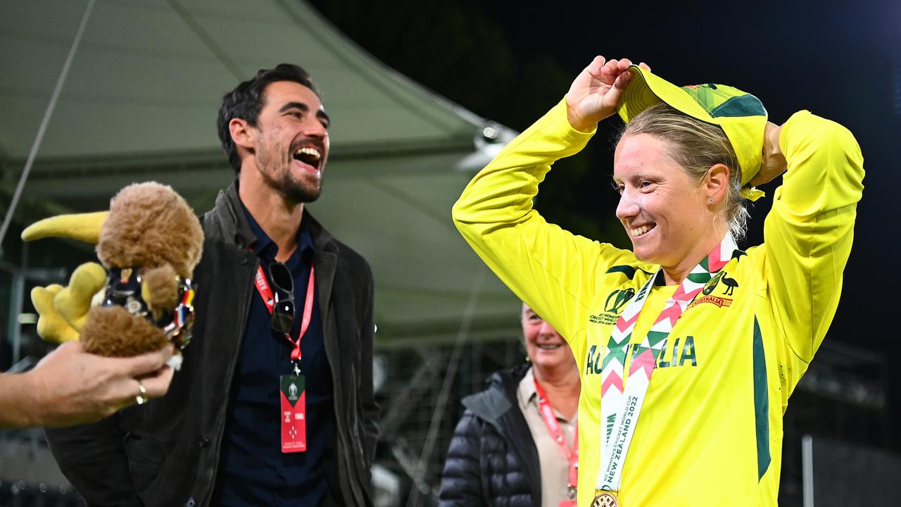 Healy and Starc are possibly the most successful Australian cricketing couple ever. (Photo by Hannah Peters/Getty Images)