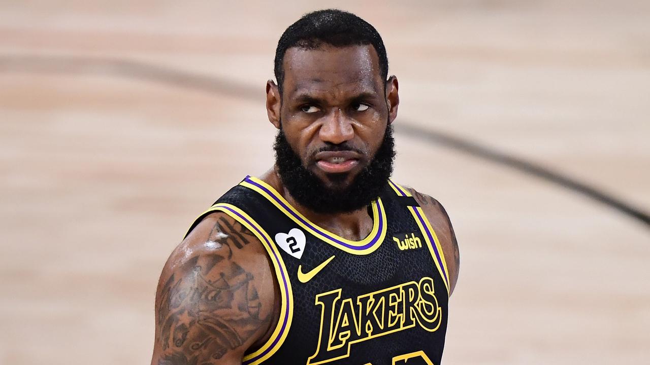 LeBron James is not a fan of the play-in tournament. Douglas P. DeFelice/Getty Images/AFP