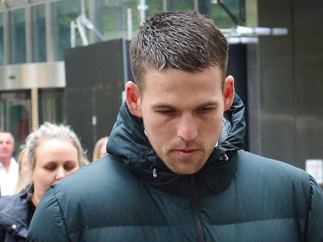 MELBOURNE, AUSTRALIA - NewsWire Photos APRIL 12TH, 2023: Sentence for Luke Merryfull who was convicted of raping a friend at a 21st birthday party in 2016, at County Court Victoria. Picture : NCA NewsWire / Nicki Connolly