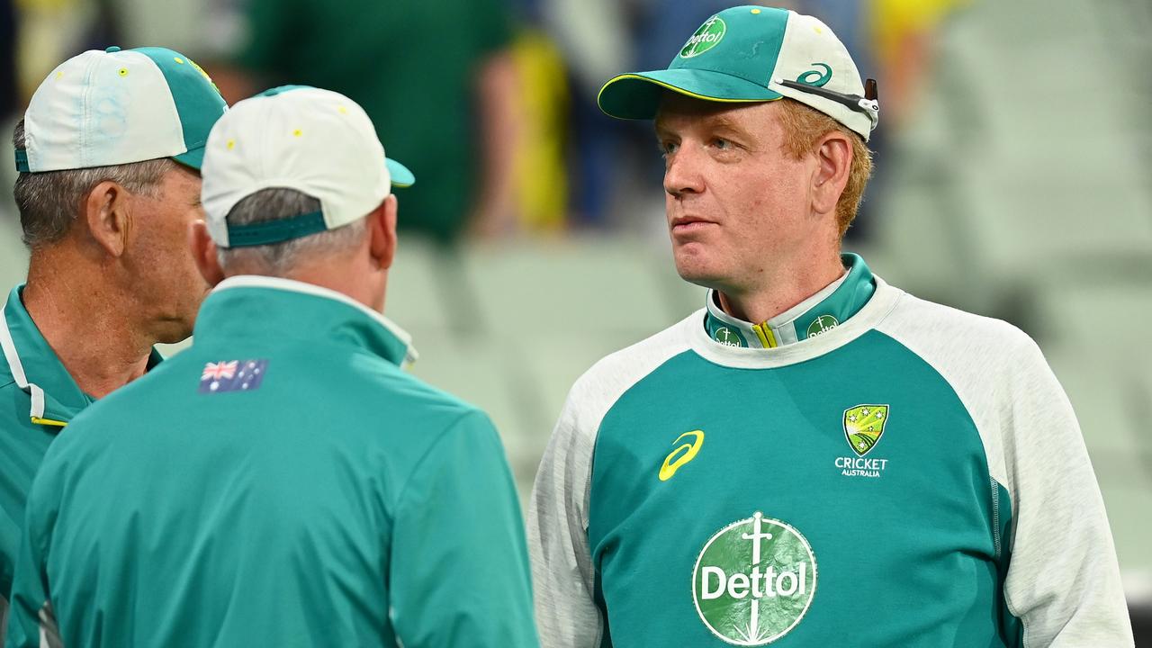 Australia interim head coach Andrew McDonald. Photo by Quinn Rooney/Getty Images.