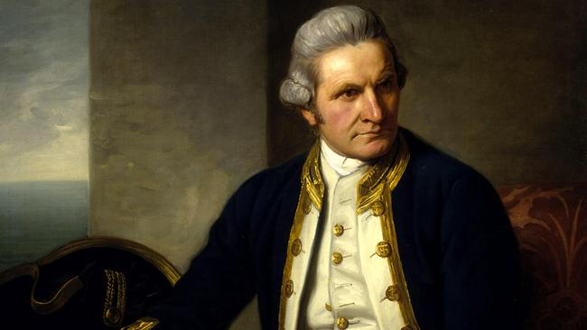 Portrait of Captain James Cook by Sir Nathaniel Dance-Holland.