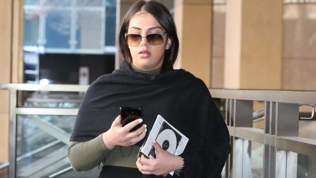 Jasmine Vella-Arpaci faces a maximum 25 years’ jail on the main charge of dealing with proceeds of crime. Picture: David Crosling