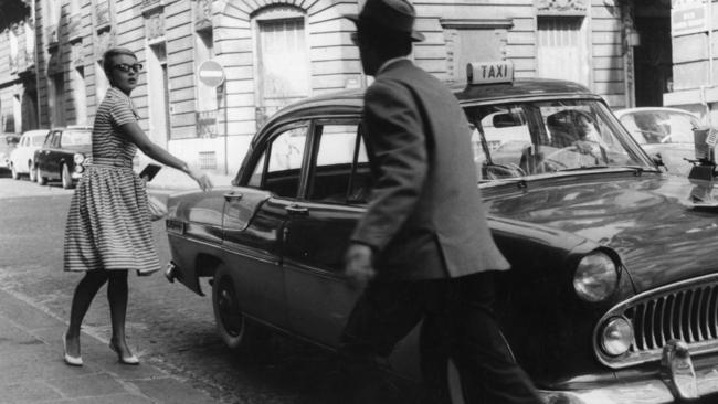 Jean Paul Belmondo and Jean Seberg in a scene from Jean Luc Godard's film 'Breathless,' one of Anderson’s favourites. Picture: Supplied