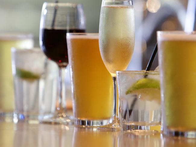 The Cancer Council warns alcohol causes at least seven types of cancer. Picture: Peter Wallis