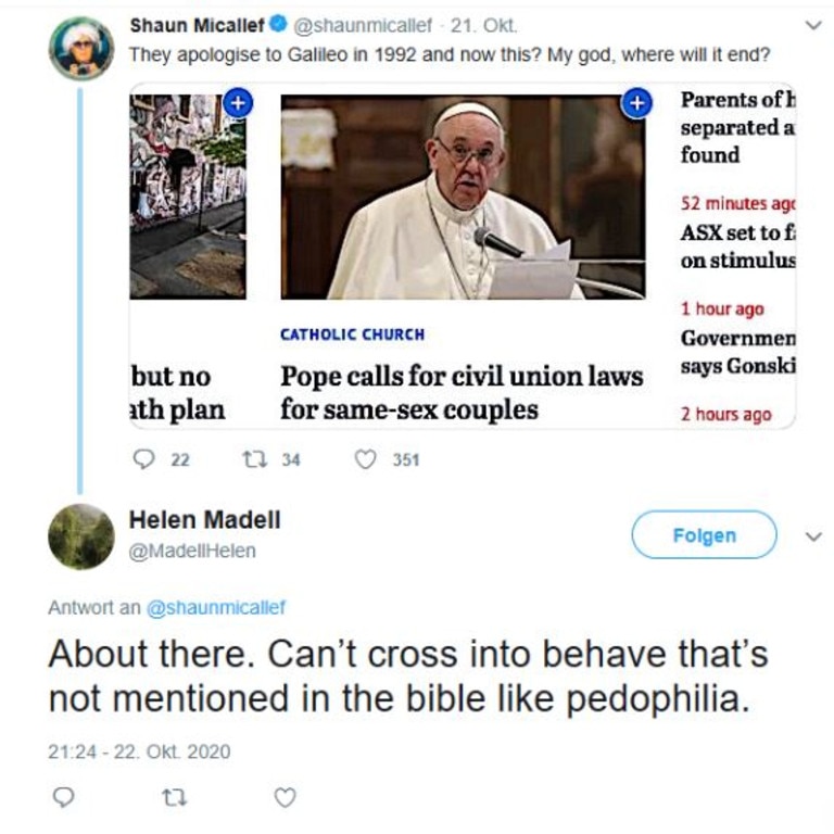 A Labor candidate running in the federal election repeatedly attacked the late Pope Francis and the Catholic Church for 