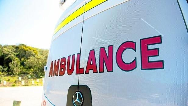 Ambulance crews are at the scene of a two-car crash on the Warrego Highway.