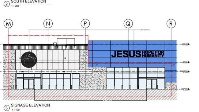 How the building’s facade will be altered, according to plans filed with council.