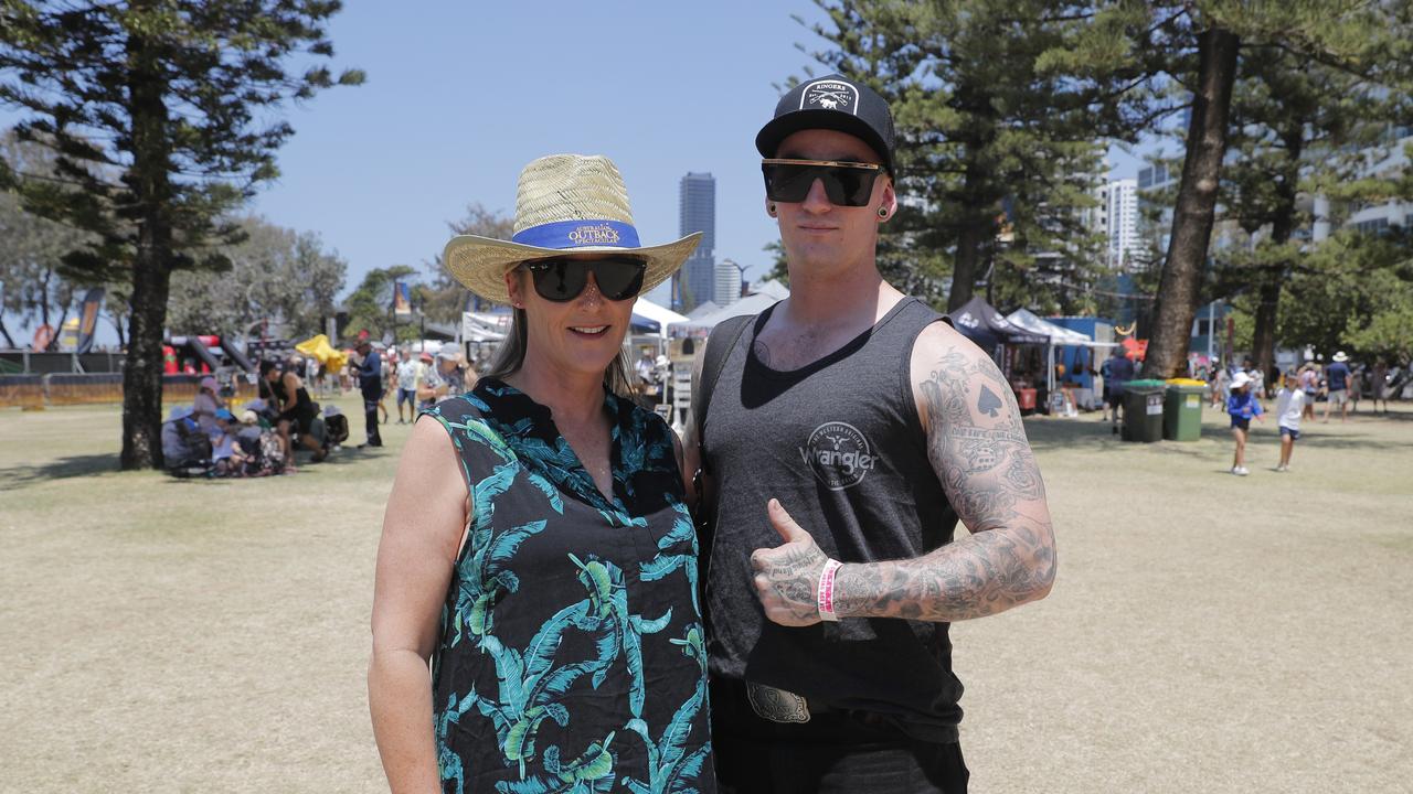 Renae Forbes and William Forbes during the 10th Groundwater Country Music Festival. Picture: Regi Varghese