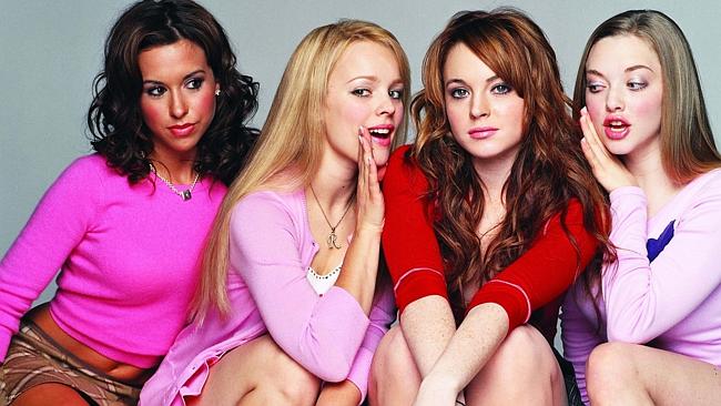 Mean Girls Lacey Chabert, Rachel McAdams,Amanda Seyfried, Lindsay Lohan