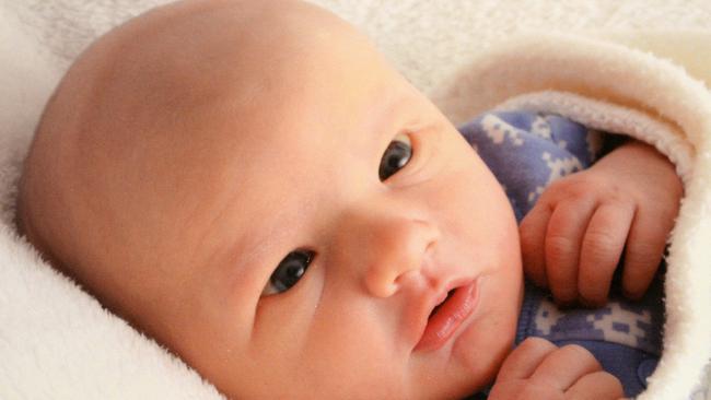 Riley Hughes, from WA, who passed away from whooping cough. His parents have been campaigning to encourageothers to vaccinate againt whooping cough, with great success. Photo by Daniel Wilkins.