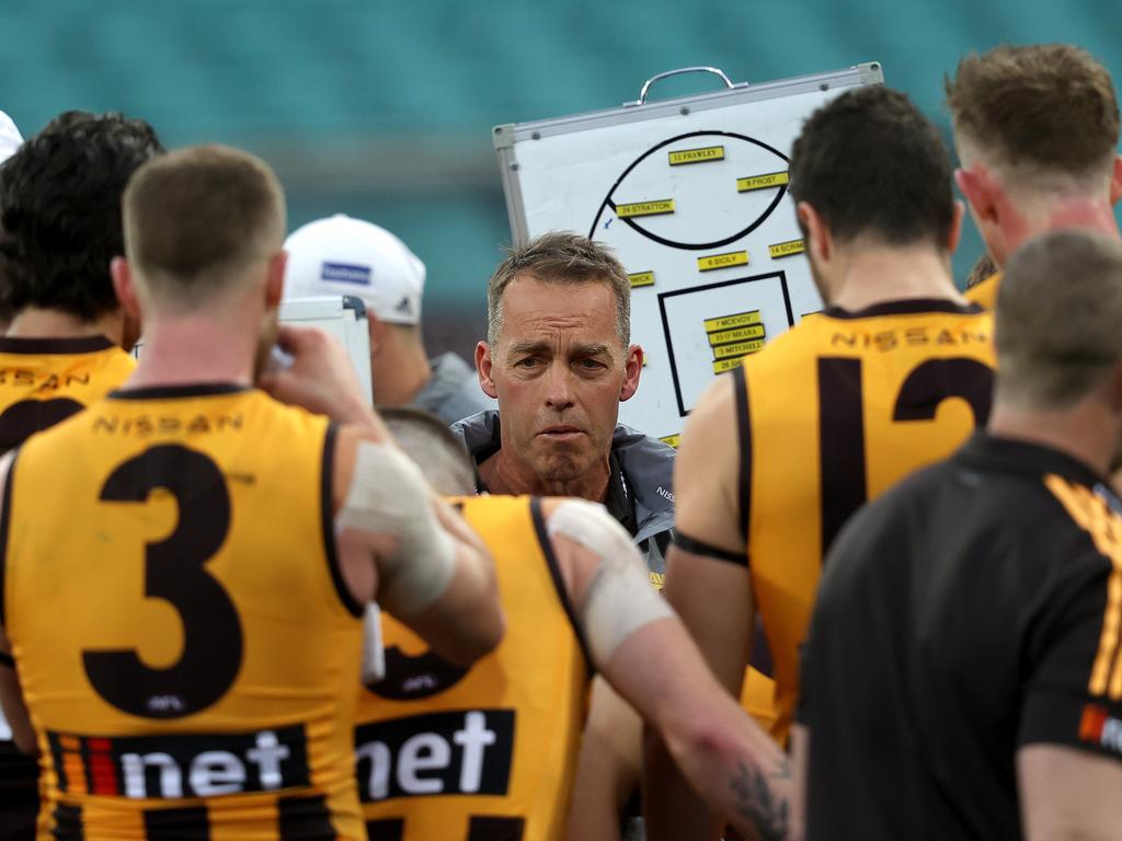 Hawthorn coach Alastair Clarkson at the SCG.