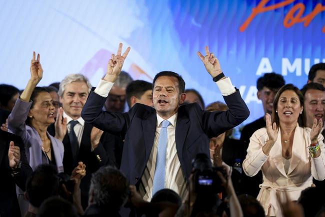 Luis PM Montenegro's centre-right AD won the most seats in the election but not a parliamentary majority