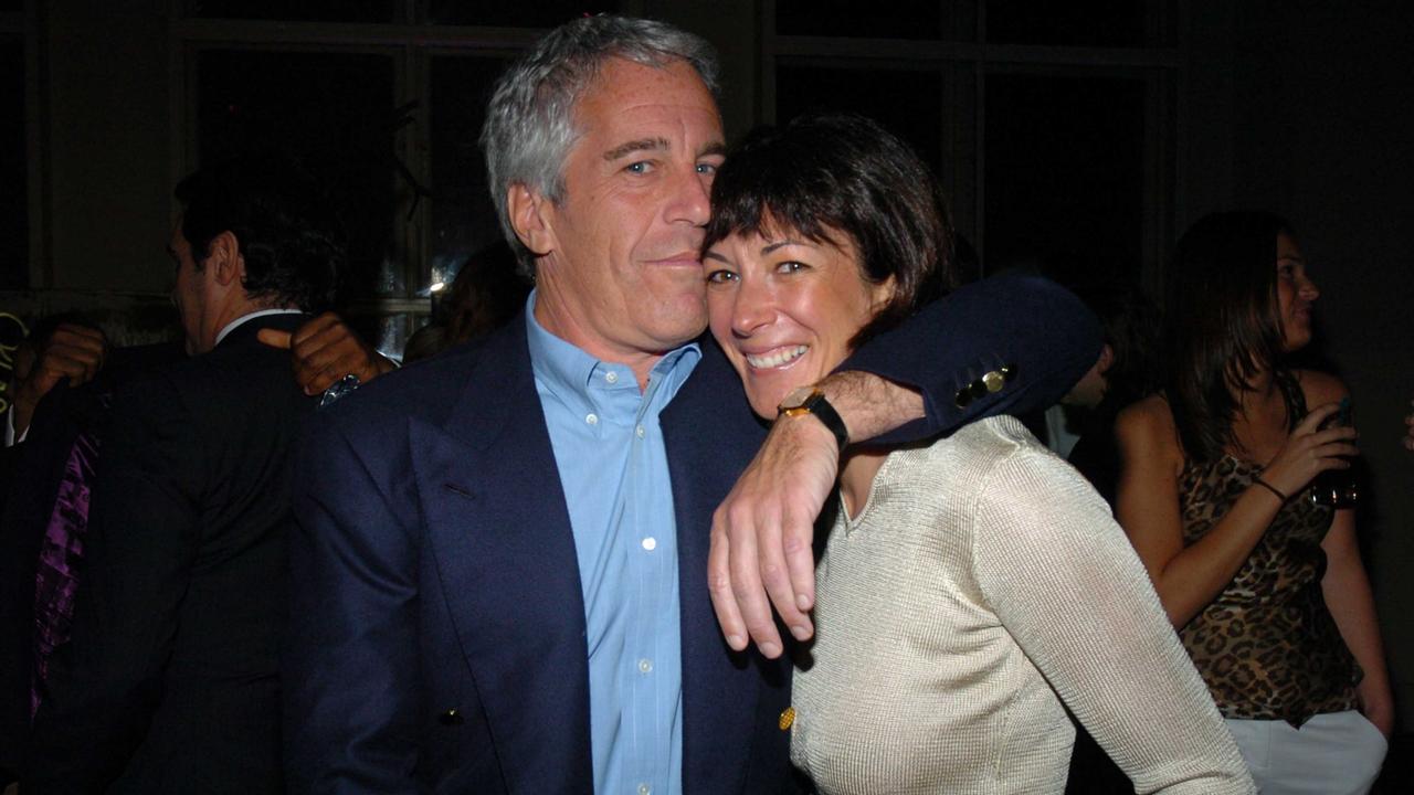 Jeffrey Epstein pictured with Ghislaine Maxwell. (Photo by Joe Schildhorn/Patrick McMullan via Getty Images)