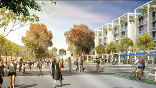 Artist impressions of Menangle Park in Sydney’s southwest.